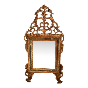 Italian Rococo Carved Mirror of the 18th Century