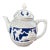 Late 19th Century Schafer and Vater Glazed Porcelain Teapot! For Sale