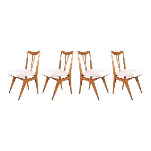 Chairs by Giuseppe Scapinelli, 1960s, Set of 6 For Sale