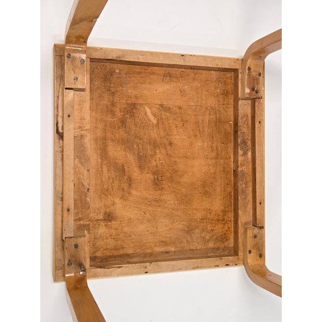 Vintage L-Legged Table by Alvar Aalto for Artek, 1960s For Sale - Image 12 of 15