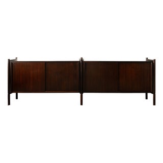 Rosewood Archimede Sideboard by Hirozi Fukuoh for Gavina, 1960s For Sale