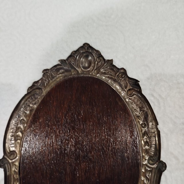Antique Silver Hand Mirror, 1800s For Sale - Image 13 of 14