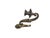 Antique Bronze Wall Lamp, Germany, 1900s For Sale - Image 6 of 15