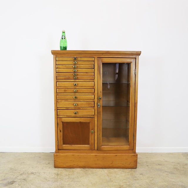 Mexican Early 20th C. Dental Cabinet For Sale - Image 3 of 18