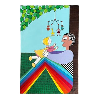 “June Day” Fauvist Modern Figurative by Lynn French Hansen For Sale