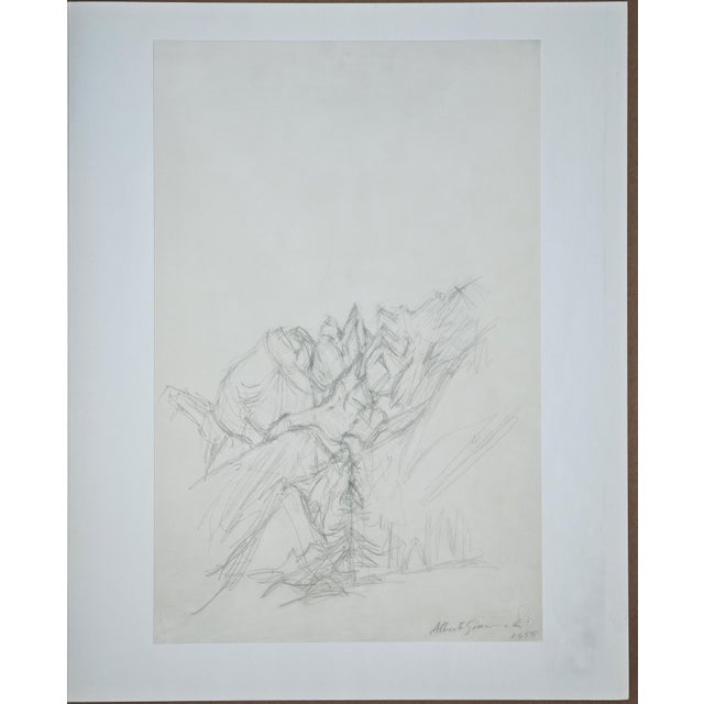 Artist: alberto giacometti (1901-1966), d'après title: "paesaggio" (landscape) year of ideation: 1955 year of print: 1963...
