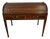 1870s Antique English Regency Mahogany Inlaid Cylinder Tambour Roll-Top Desk For Sale