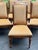 Lovely set of 8 Ethan Allen “Addison” dining chairs from the townhouse collection. Features solid wood frame upholstered...