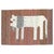 Late 20th Century Lion Persian Kilim Wall Hanging - 4'9" x 7'7" For Sale - Image 15 of 18
