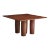 ‘Il Colonnato’ Dining Table in Red Persian Travertine by Mario Bellini for Cassina, Italy 1970s For Sale