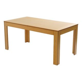 Maple Table with Extendable Top, 1970s For Sale
