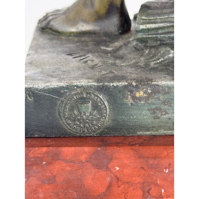 Metal Mid 19th Century Émile Picault Bronze Sculpture – "Honor • Patria" For Sale - Image 7 of 10