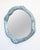 Wood White Bleached Maple and Wood Stain Round Wall Mirror by Alexander Knysch For Sale - Image 7 of 8