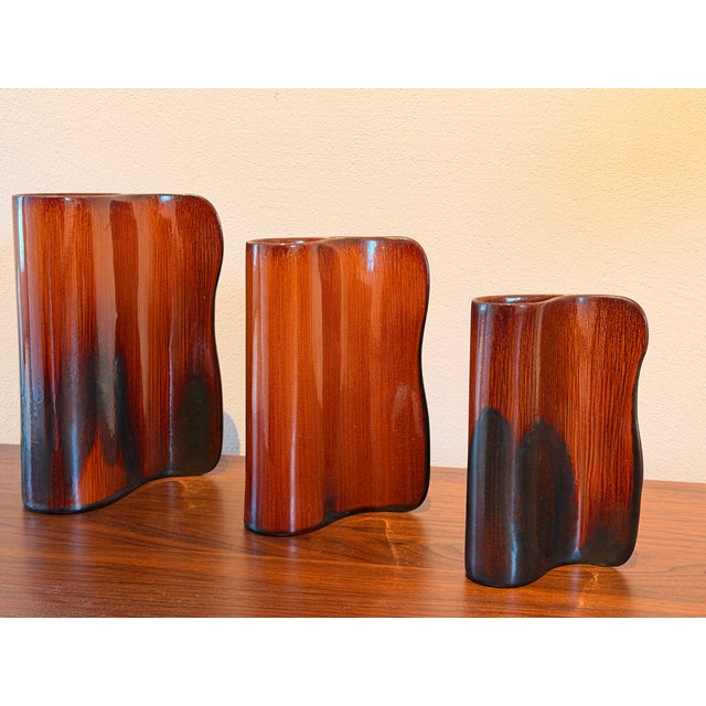 Sculptural Ceramic Vases from Studio Wienböker, Germany, 1986, Set of 3 For Sale - Image 12 of 12
