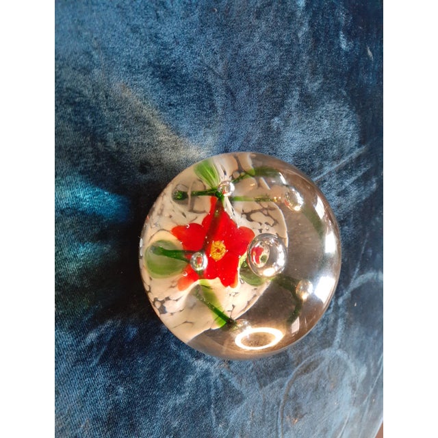 1980s 1980s Signed Marian Pyrcak Mp Poland Christmas Paperweight For Sale - Image 5 of 8
