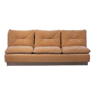 Model Kentia Three-Seater Sofa by Ernesto Radaelli for Saporiti Italia, 1970s For Sale