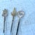 Vintage Turkish shish kabob skewers. Complete set of six skewers. In overall good condition. These have been used so there...