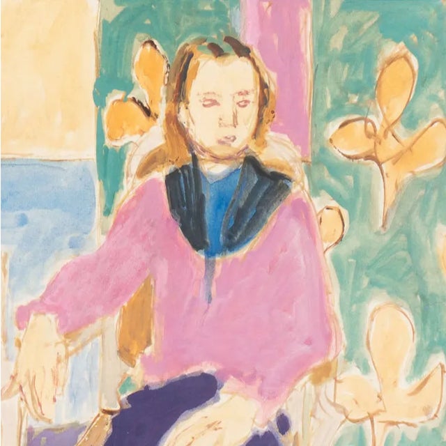 Estate stamp, verso, for Victor Di Gesu (American, 1914-1988) and painted circa 1955. Winner of the Prix Othon Friesz,...