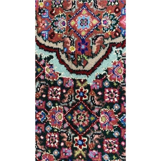 Green 1990s Handwoven Persian Area Rug 4x6 For Sale - Image 8 of 8