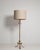 1940s 1940-1949 France Antique Brass Tripod Brass Floor Lamp For Sale - Image 5 of 11