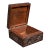 1940s Small Vintage Art Deco Indian Teak Keepsake Box For Sale