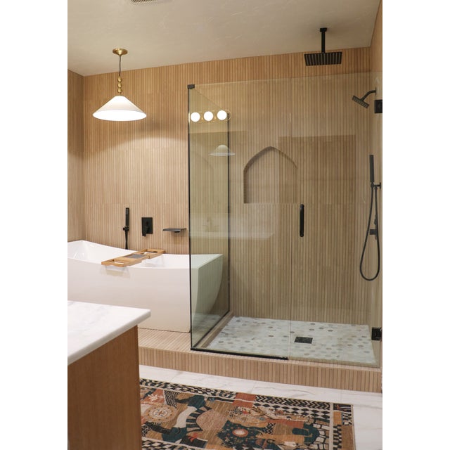 Mitzi Sang 20 in. 1 Light Pendant in Aged Brass Finish For Sale - Image 12 of 13