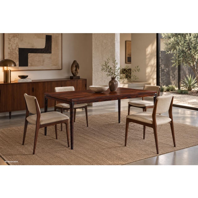 Designed by Johannes Andersen for Christian Linneberg Mobelfabrik in Denmark during the 1960s, this exceptional Danish...