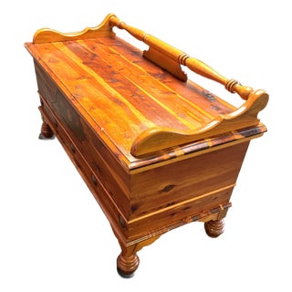 Antique/Vintage Cavelier Cedar Chest for Blankets, Linens, Pillows, Toys, 1930s For Sale