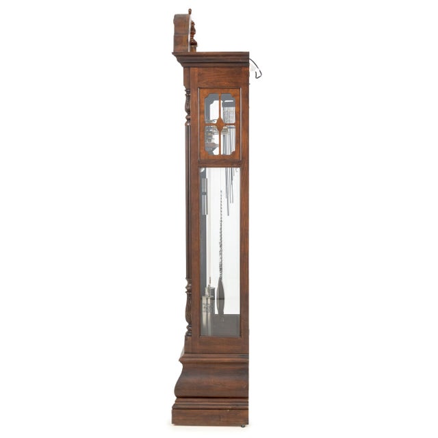 Howard Miller Mahogany Case Grandfather Clock For Sale - Image 12 of 13