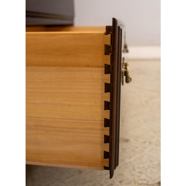 1980s Thomasville 2 Door Cherry Bedroom Armoire For Sale In Philadelphia - Image 6 of 18