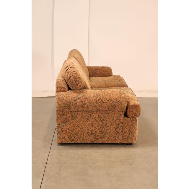 Kravet Paisley Upholstered Rolled Arm Sofa For Sale - Image 18 of 18