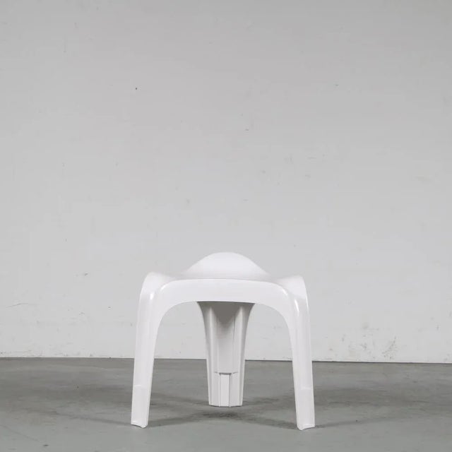 German Casalino Stool in White by Alexander Begge for Casala, 2000s For Sale - Image 3 of 11