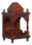 Vintage Indian Painted Teakwood Mandir or Home Temple For Sale