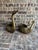 Vintage Brass Swan Planters For Sale - Image 11 of 12