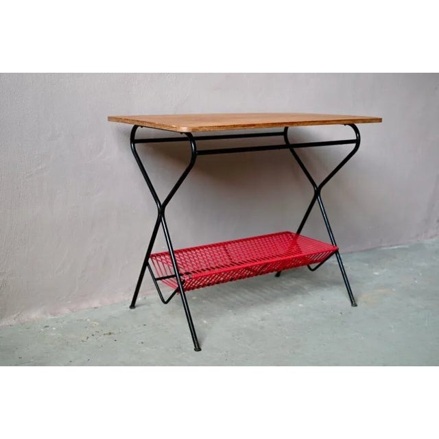 Mid-Century Record Stand, France, 1950s For Sale - Image 12 of 16