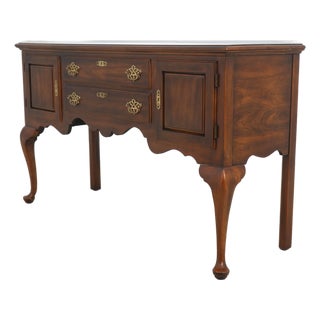 Statton Oxford Cherry Queen Anne Sideboard For Sale