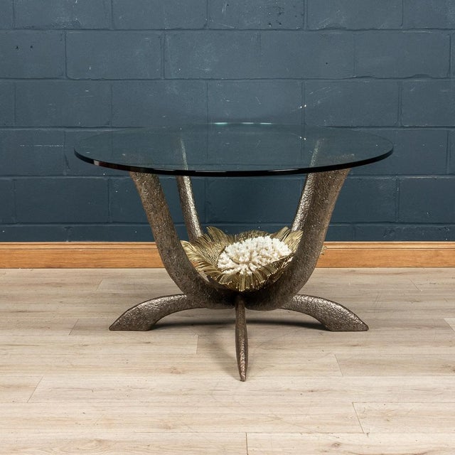 Vintage French Dining Table by Jacques Duval Brasseur, 1970 For Sale - Image 4 of 18