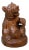 Hokkaido Kibori Kuma Bear in Carved Wood, Japan, 1950s For Sale