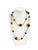 Mid-Century Modern Vintage Elegant Gold-Tone and Brown Beads Necklace 18.5" H For Sale - Image 3 of 8