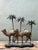 Camel Pair of Vintage Patinated Bronze Camel Candleholder For Sale - Image 8 of 12