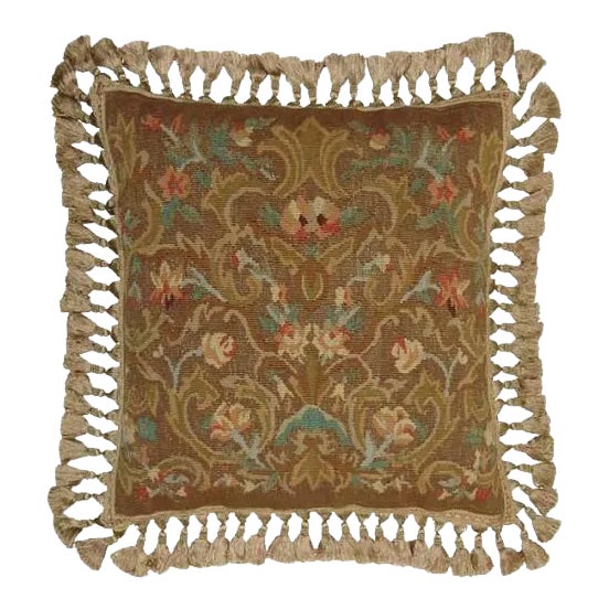 Aubusson Flourishes Throw Pillow For Sale