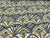Art Deco Remnant Fabricut Green Mustard Gold Cream Olive Cotton Ikat Bargello Upholstery Drapery Fabric For Sale - Image 3 of 3