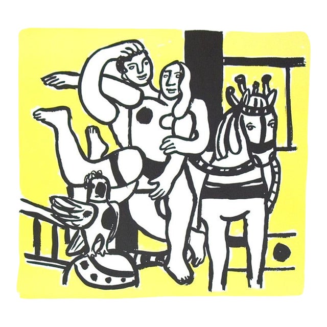 Fernand Leger Le Jeu (the Game), 1986 For Sale