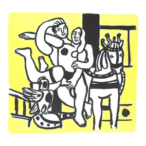 Fernand Leger Le Jeu (the Game), 1986