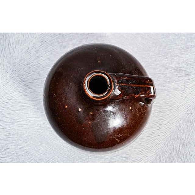 Antique 19th Century Whiskey Stoneware Jug r.h. Macy & Co. New York Label For Sale - Image 9 of 13