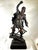 Early 20th Century Pair of Bronzed Finish Spelter Figures of Gallic Warriors For Sale - Image 12 of 18