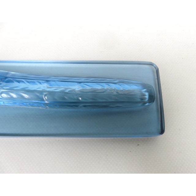 Art Deco Table Lamp in Blue Glass from Verlys France, 1920s For Sale - Image 18 of 18