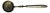 Antique Sterling Silver Gold Vermeil Sugar Sifter Spoon For Sale
