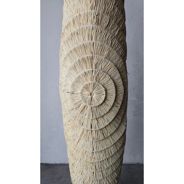 Organic Coastal Sculptural Woven Floor Lamp For Sale In Las Vegas - Image 6 of 14