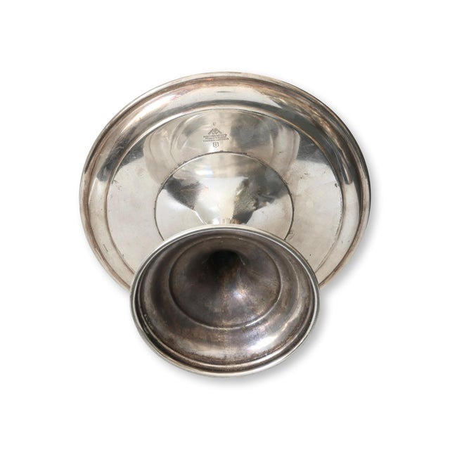 Midcentury Mappin & Webb "Mitchels" Restaurants Cake Stand For Sale - Image 4 of 5